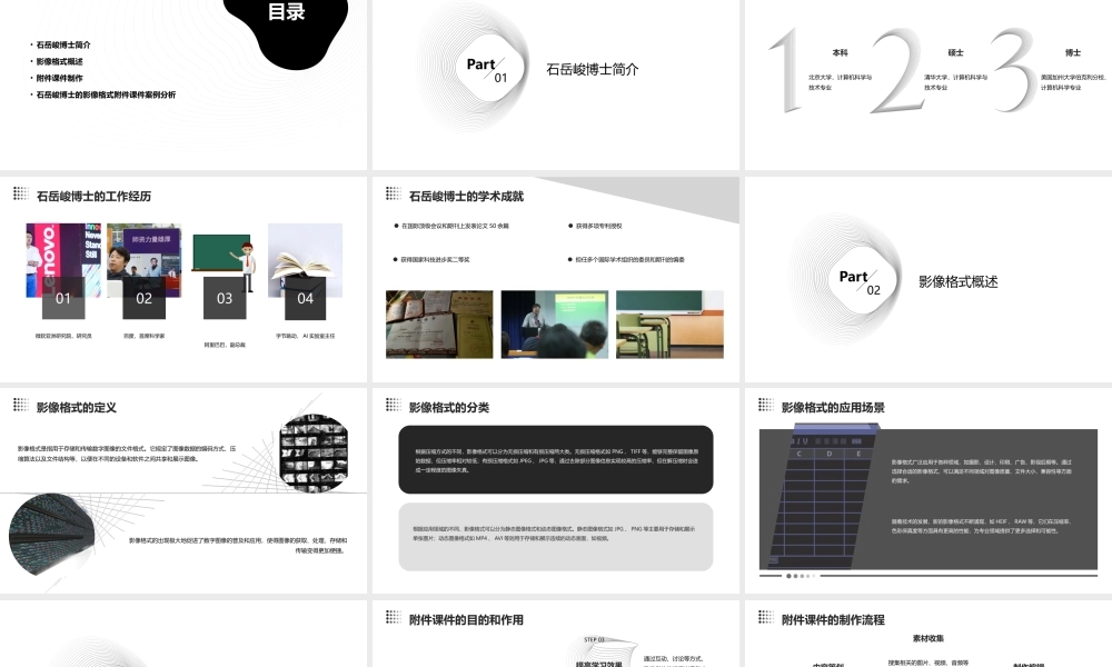 石岳峻博士影像格式附件课件