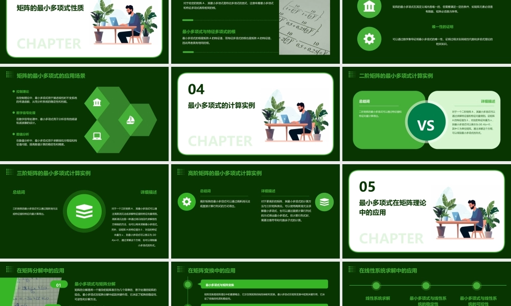 矩阵理论最小多项式课件