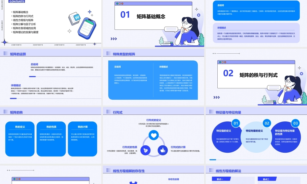 矩阵理论概要课件
