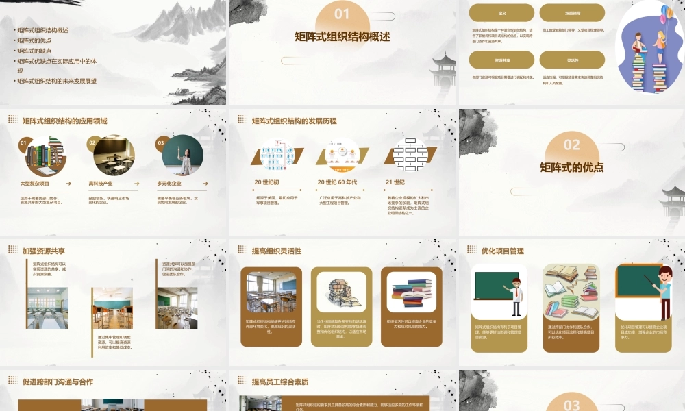 矩阵式的优缺点课件