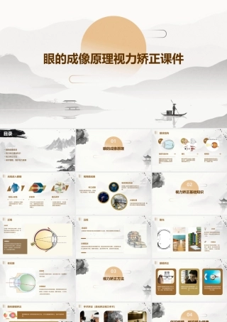眼的成像原理视力矫正课件
