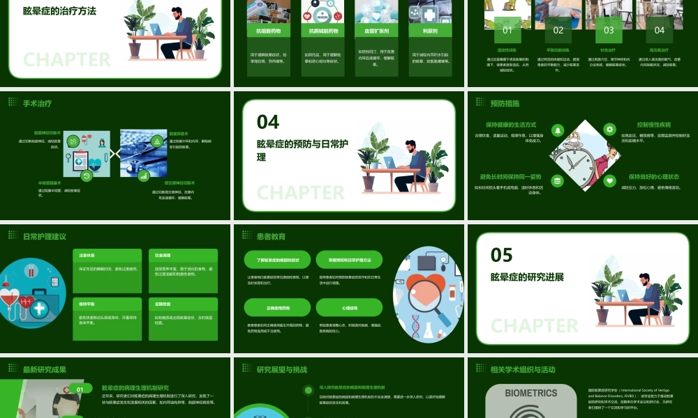 眩晕症的概述文档资料课件