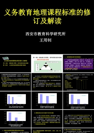 义务教育课程标准的修订及解读