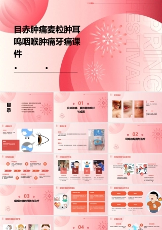 目赤肿痛麦粒肿耳鸣咽喉肿痛牙痛课件