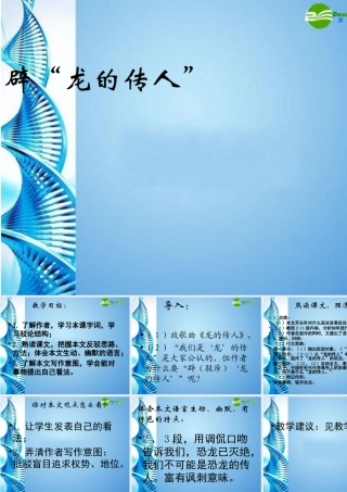八年级语文下册 第8课(辟 龙的传人 )课件 北京课改版 课件