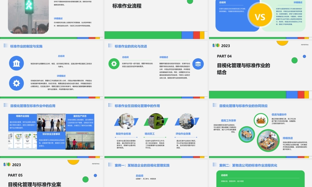 目视化管理与标准作业课件