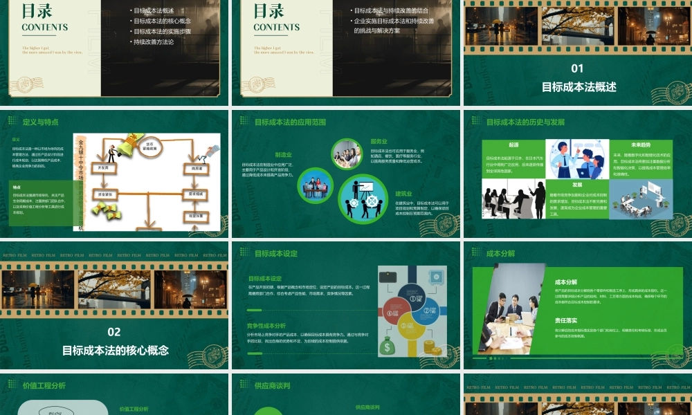 目标成本法和持续改善课件