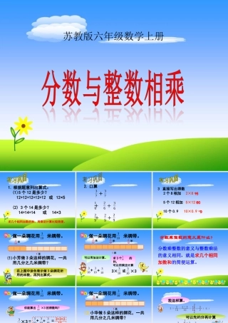 范《分数与整数相乘》课件
