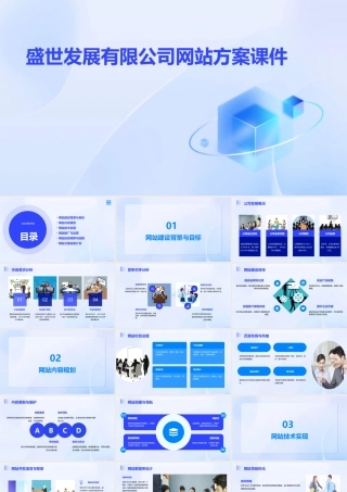 盛世发展有限公司网站方案课件