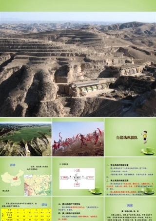 八年级地理下册(8.5 黄土高原的区域发展和居民生活)课件 (新版)湘教版 课件