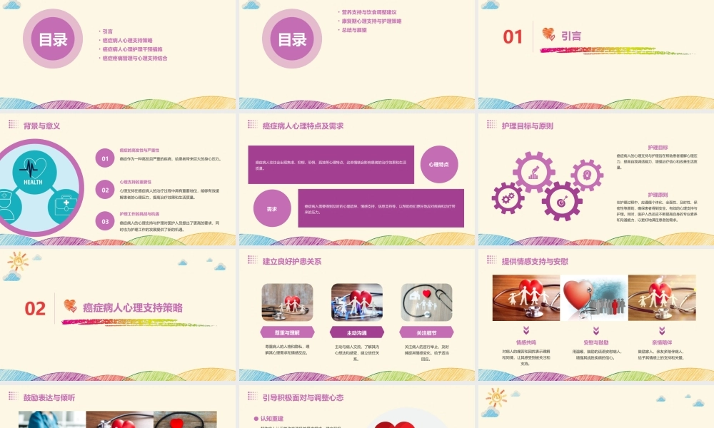 癌症病人心理支持与护理