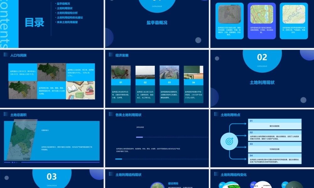 盐亭土地利用结构图课件