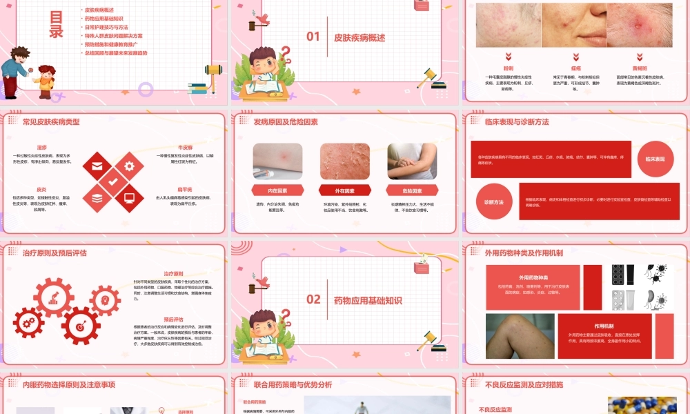 皮肤疾病药物应用与日常护理