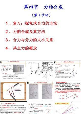 力的合成【修改】