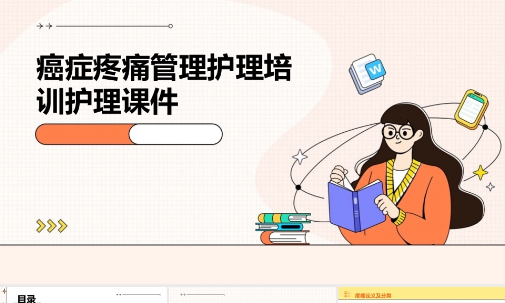 癌症疼痛管理护理培训护理课件