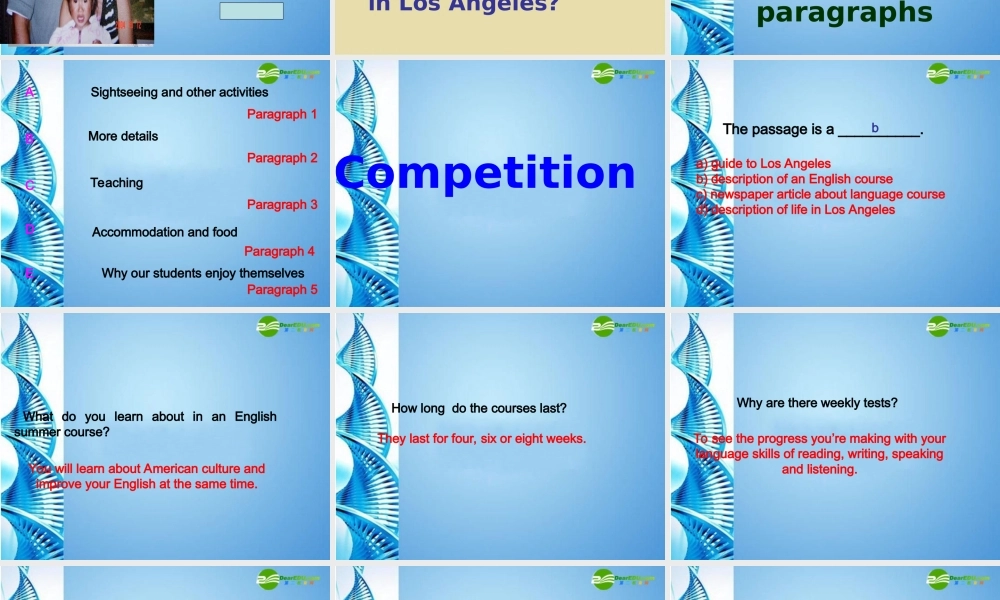 九年级英语上册 Module12 Unit2课件 外研版 课件