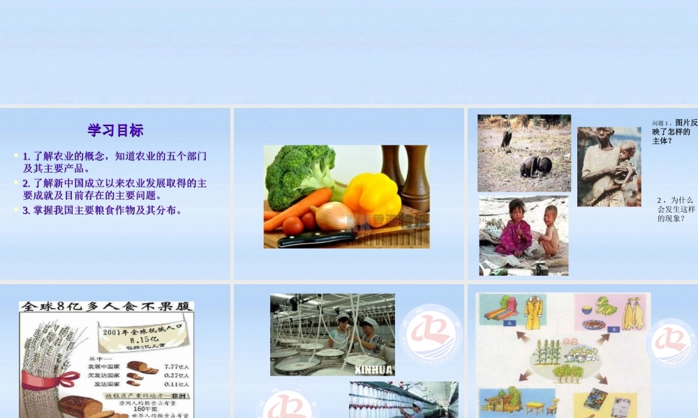 八年级地理下册 中国农业的课件 湘教版 课件