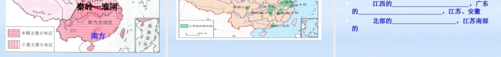 八年级地理下册 中国农业的课件 湘教版 课件
