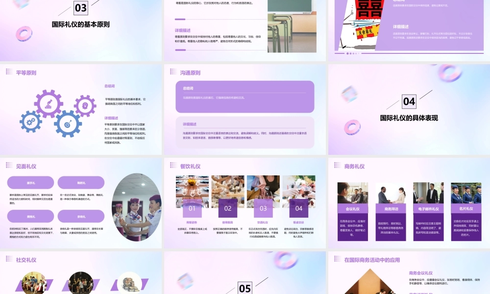 申子杰—国际礼仪资料课件