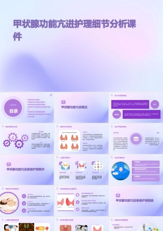 甲状腺功能亢进护理细节分析课件
