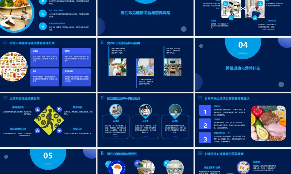 男性营养与健康课件