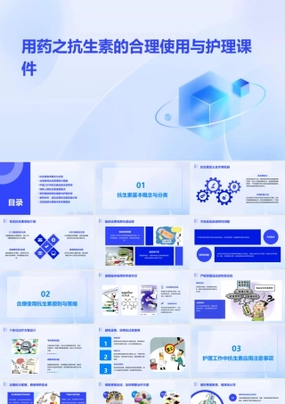 用药之抗生素的合理使用与护理课件