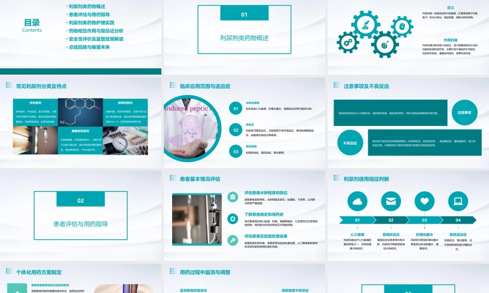 用药之利尿剂类护理课件