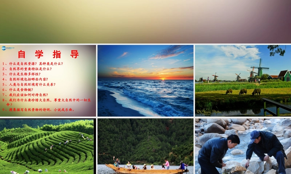 中学八年级政治下册 第一课 人类的朋友课件 教科版 课件