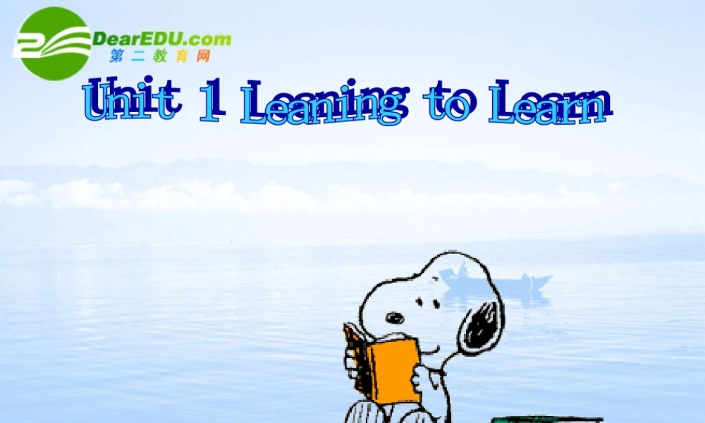 九年级英语：Unit 1 Leaning to Learn复习课件(北师大版) 课件