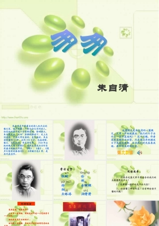 九年级语文匆匆课件 浙教版 课件