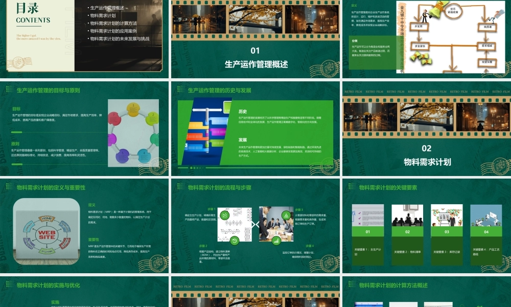 生产运作管理 物料需求计划课件