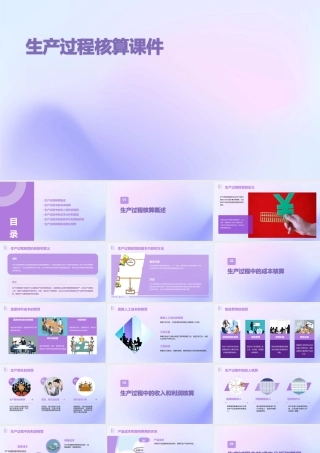 生产过程核算课件