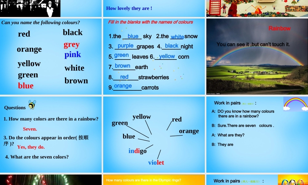 九年级英语上册 Unit 2 Colour课件1 (新版)牛津版 课件