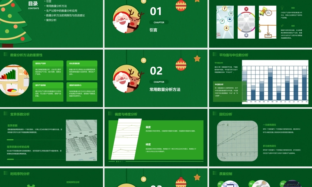 生产过程中的常用数量分析方法课件