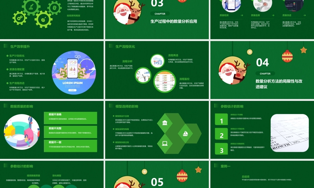 生产过程中的常用数量分析方法课件