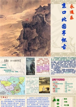 《永遇乐京口北固亭怀古》课件1