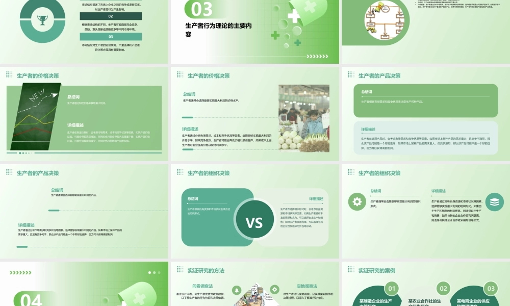 生产者行为理论课件