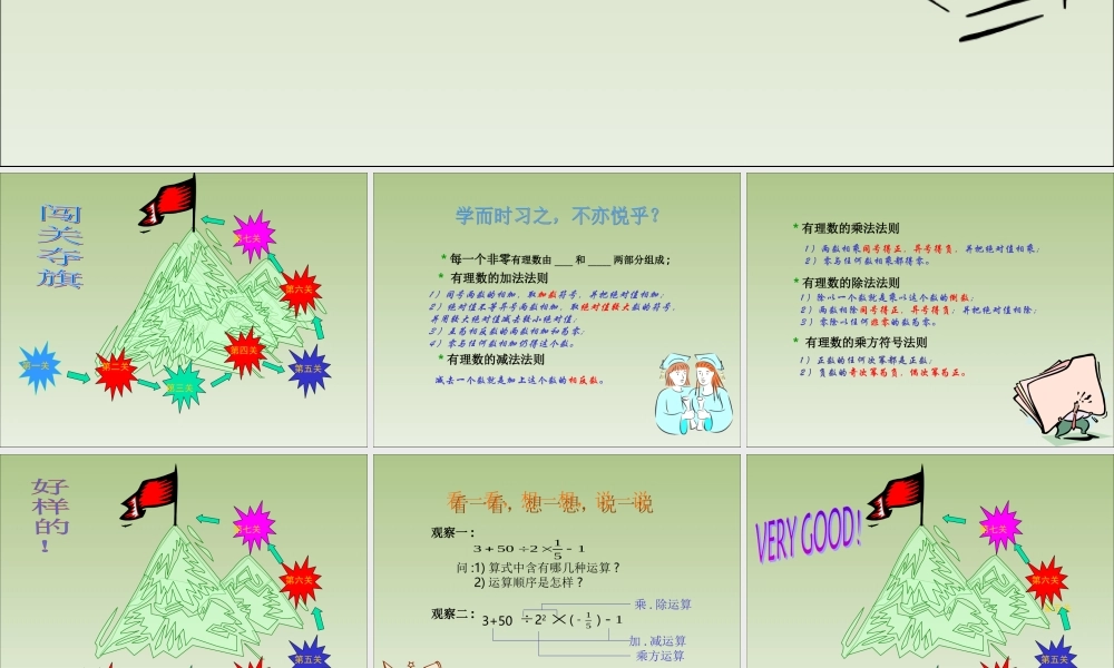 七年级数学有理数的混合运算课件 华师版 课件