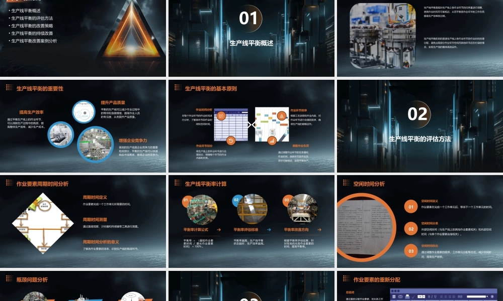 生产线平衡分析与改善课件