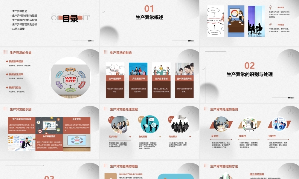 生产管理生产异常管理课件