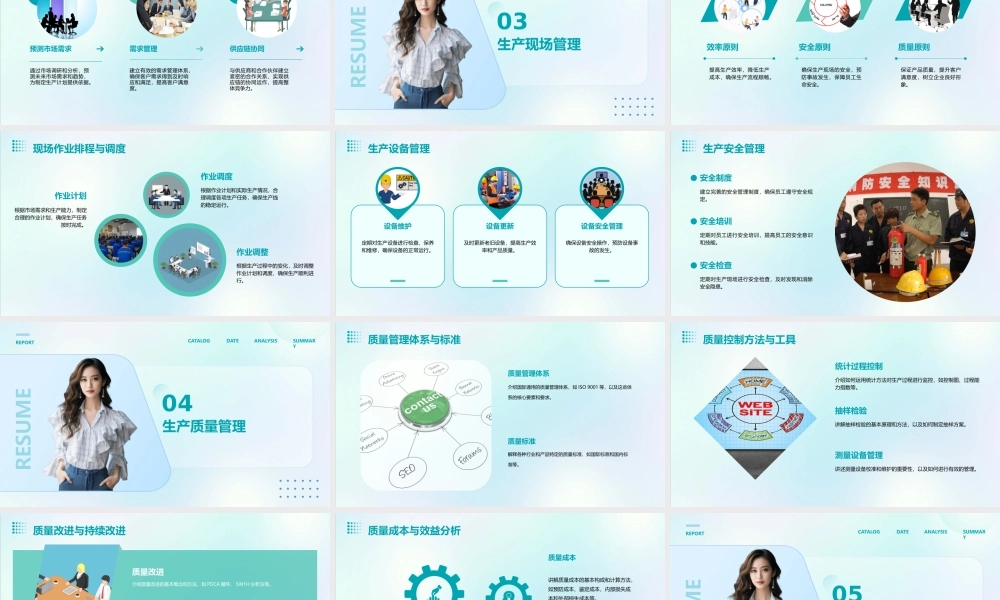 生产管理知识培训课件