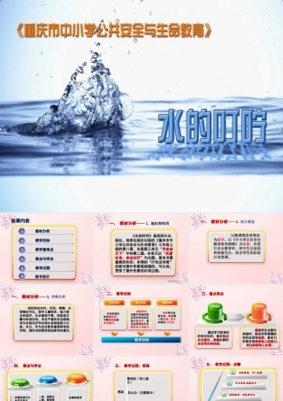 公共安全与生命健康教育(水的叮咛)课件