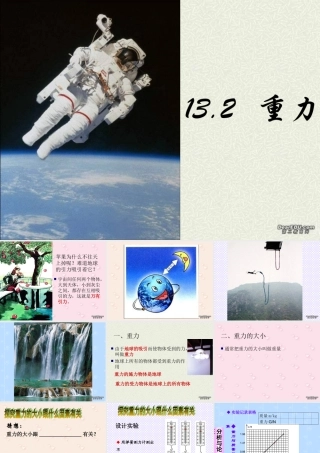 九年级物理重力 新课标 人教版 课件