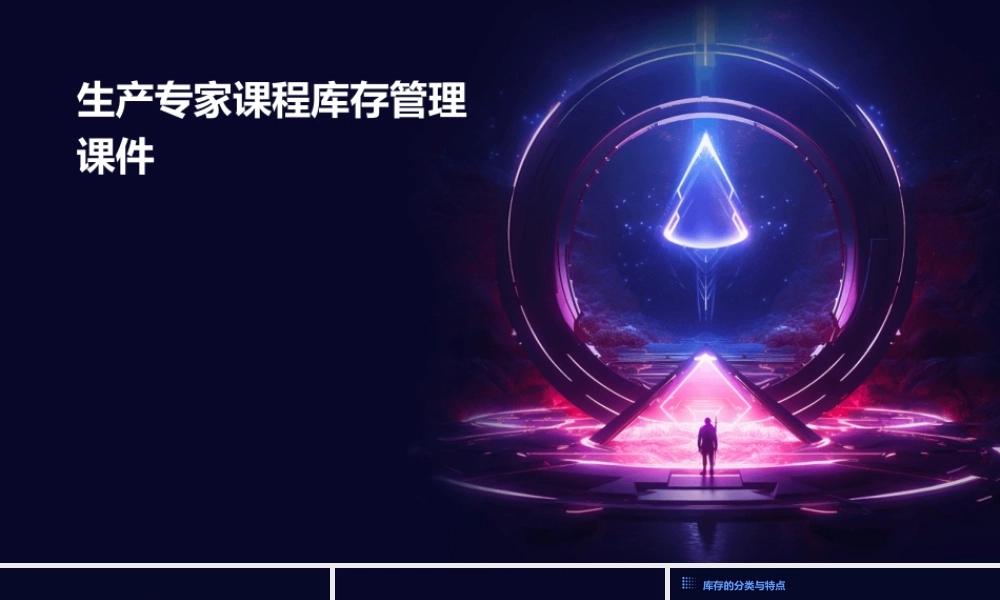 生产专家课程库存管理课件