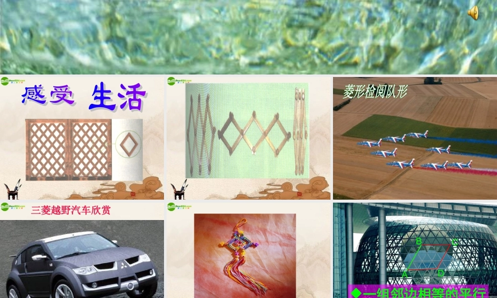 八年级数学上册 菱形的性质课件 华师大版 课件