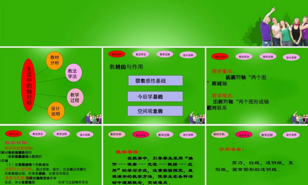 中学七年级数学 (生活中的轴对称)课件