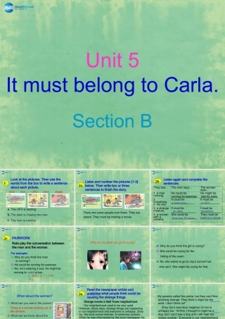 九年级英语全册 Unit 5 What are the shirts made of？(第2课时)课件 (新版)人教新目标版 课件