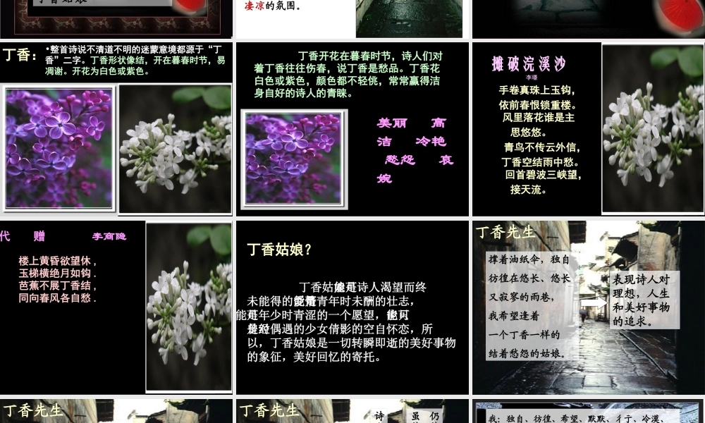 《雨巷》课件(23页)