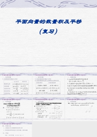 向量的数量积复习