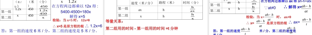 八年级数学16.3.2 分式方程的应用课件